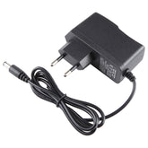 Adaptador de corriente con enchufe UE CA 100-240 V a CC 6 V 2 A, puntas: 5,5 x 2,1 mm, longitud del cable: 1,1 m, enchufe UE CC 6 V 2 A